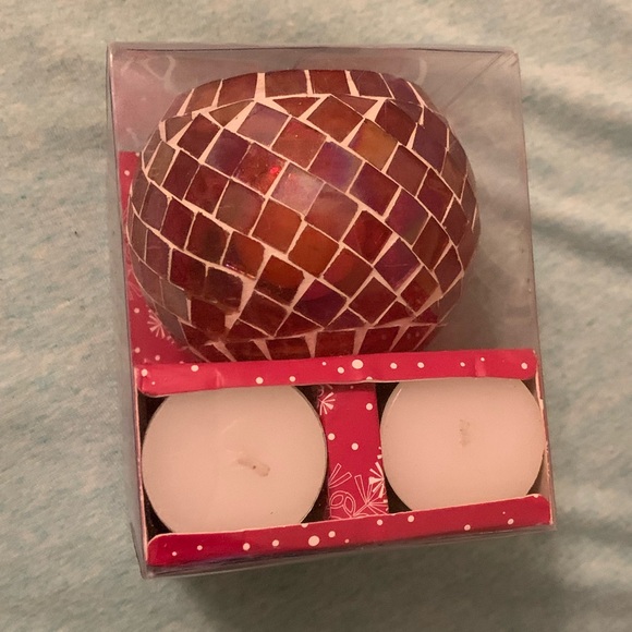 Pier 1 Imports Mosaic Tealight Gift Set - Picture 2 of 4
